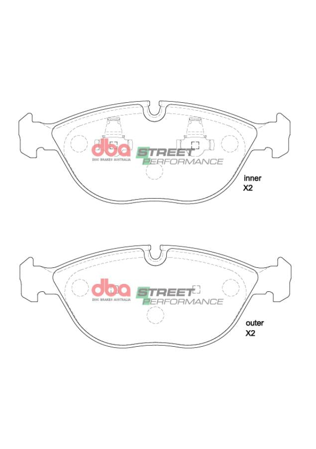 DB15194SP Brake Pads Street Performance | Front Axle