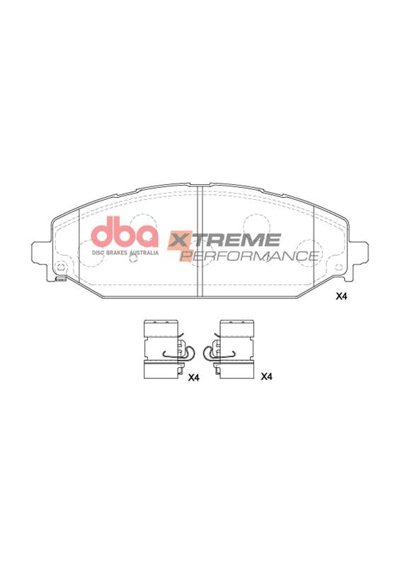 DB15195XP Brake Pads Xtreme Performance | Front Axle