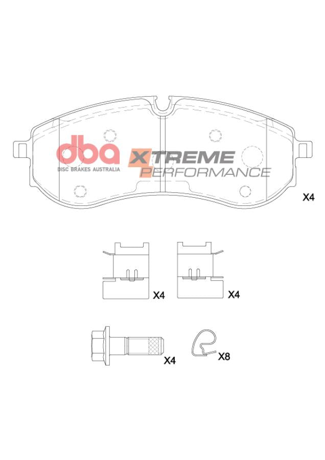 DB15200XP Brake Pads Xtreme Performance | Rear Axle