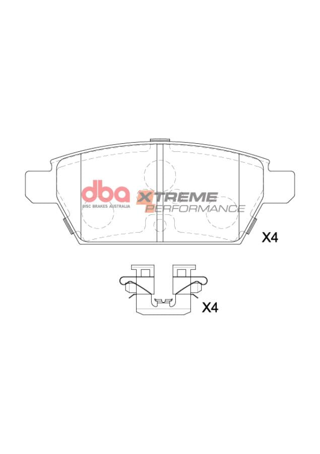 DB15203XP Brake Pads Xtreme Performance | Rear Axle