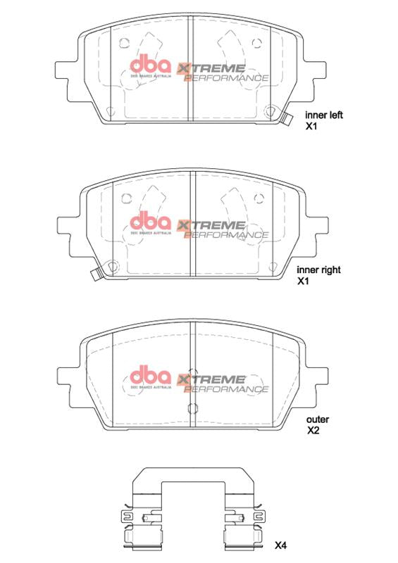 DB15205XP Brake Pads Xtreme Performance | Front Axle