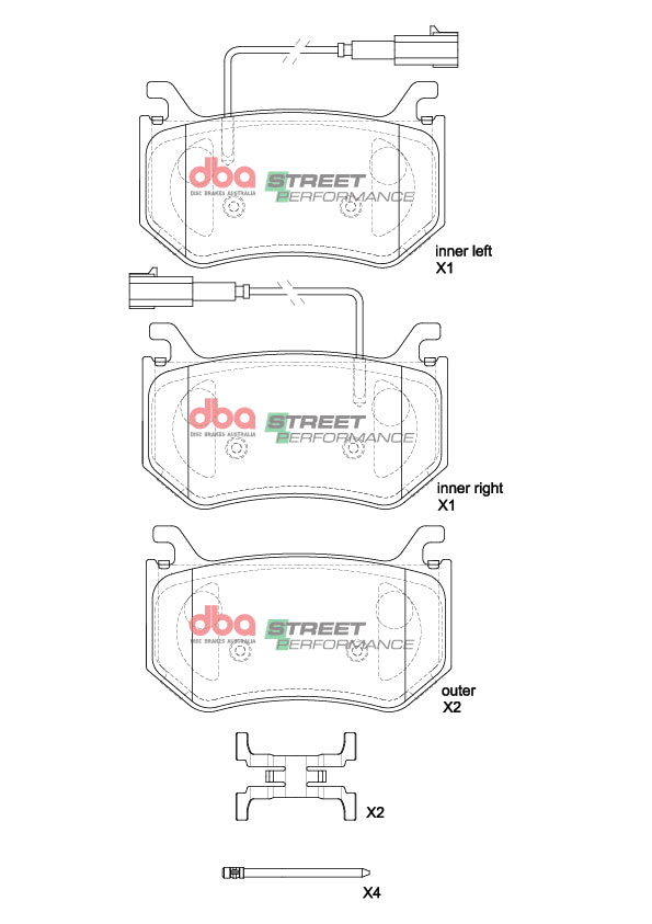 DB15222SP Brake Pads Street Performance