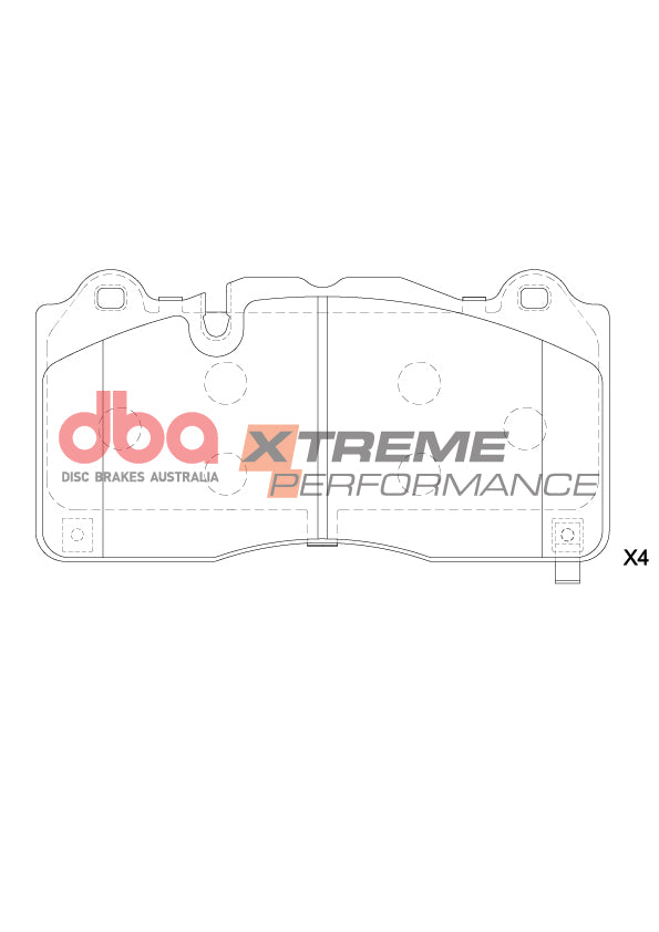 DB15224XP Brake Pads Xtreme Performance | Front Axle