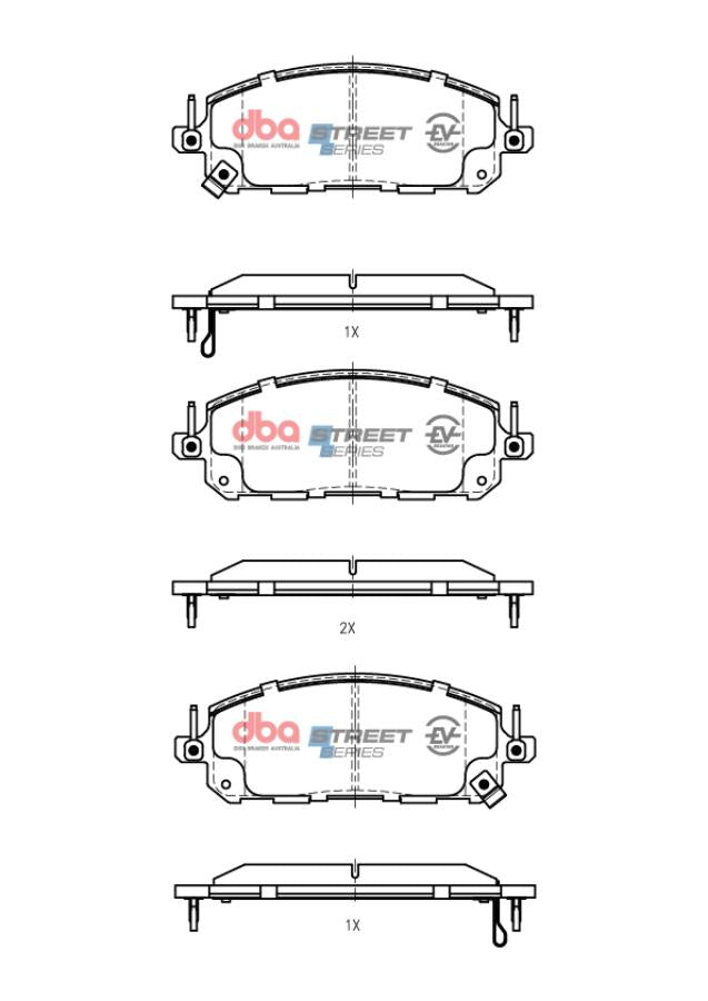 DB15226SSEV Brake Pads Street Series