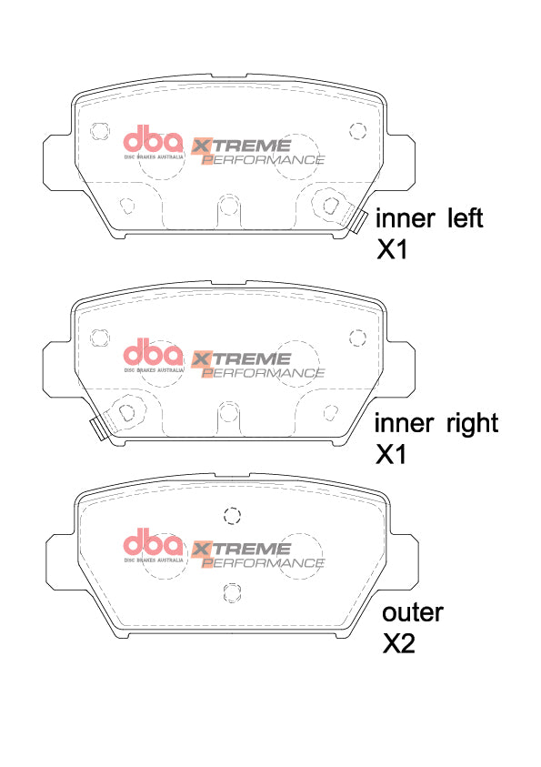 DB15254XP Brake Pads Xtreme Performance | Rear Axle