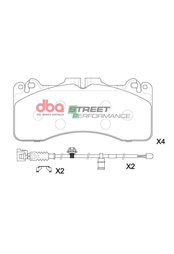 DB15259SP Brake Pads Street Performance | Front Axle