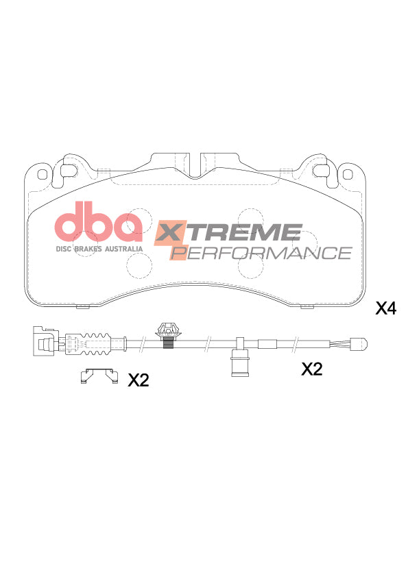 DB15259XP Brake Pads Xtreme Performance | Front Axle