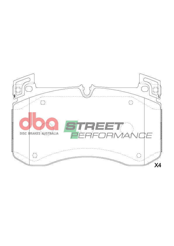 DB15263SP Brake Pads Street Performance | Front Axle