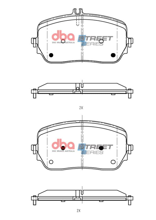 DB15264SS Brake Pads Street Series | Front Axle