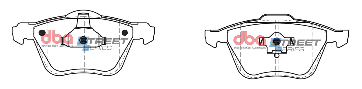 DB1658SS Brake Pads Street Series Semi-metallic | Front Axle
