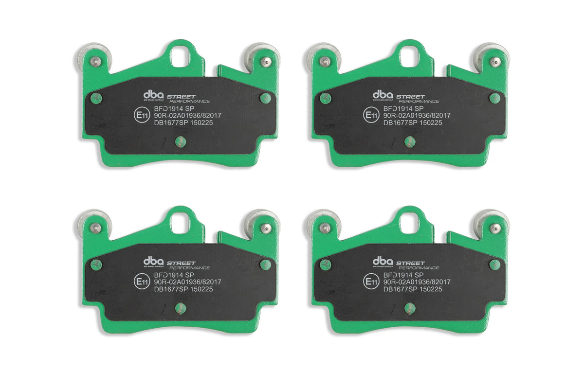DBA2249S-1677SP Brake Kit - Street Series T2 Slotted & Street Performance Brake Pads (2x DBA2249S + DB1677SP)