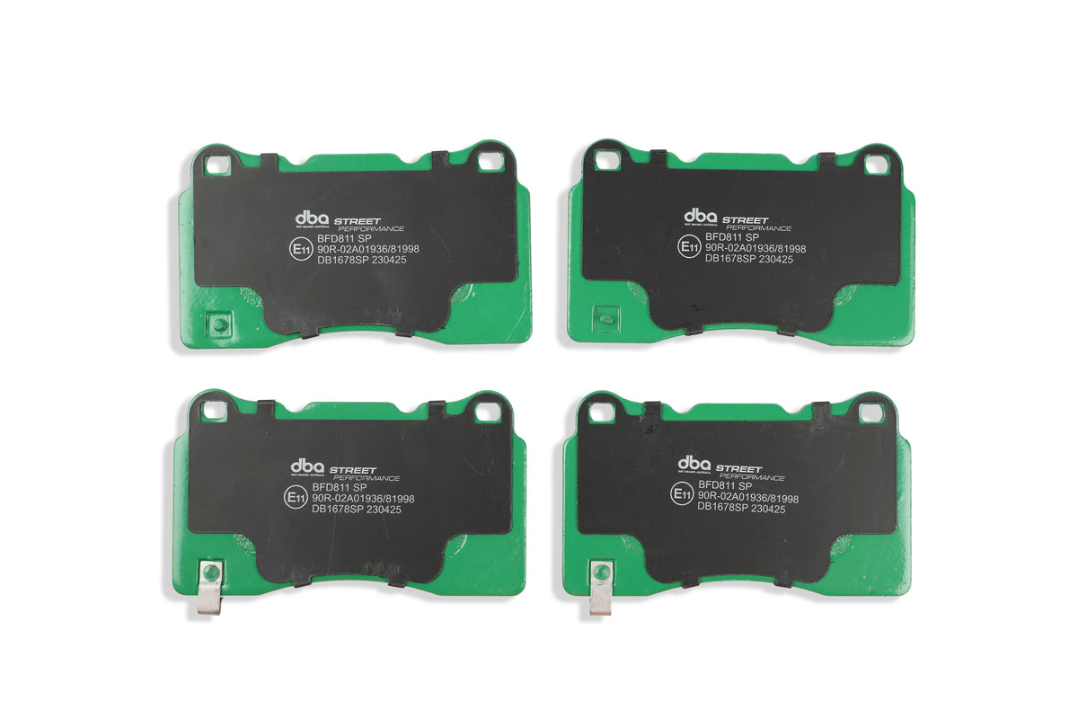 DBA4654XS-10-1678SP Brake Kit - 4000 Series Slotted / Drilled & Street Performance Brake Pads (2x DBA4654XS-10 + DB1678SP)