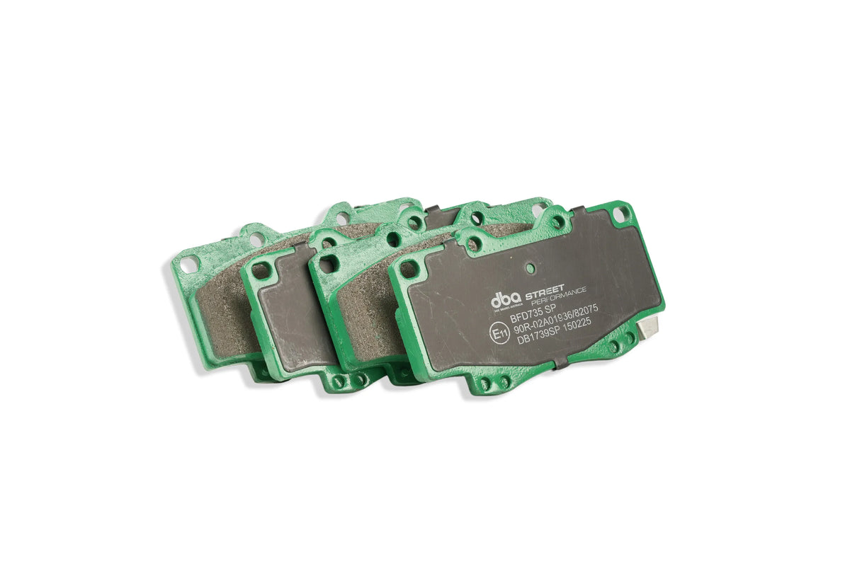 DBA2714S-1739SP Brake Kit - Street Series T2 Slotted & Street Performance Brake Pads (2x DBA2714S + DB1739SP)