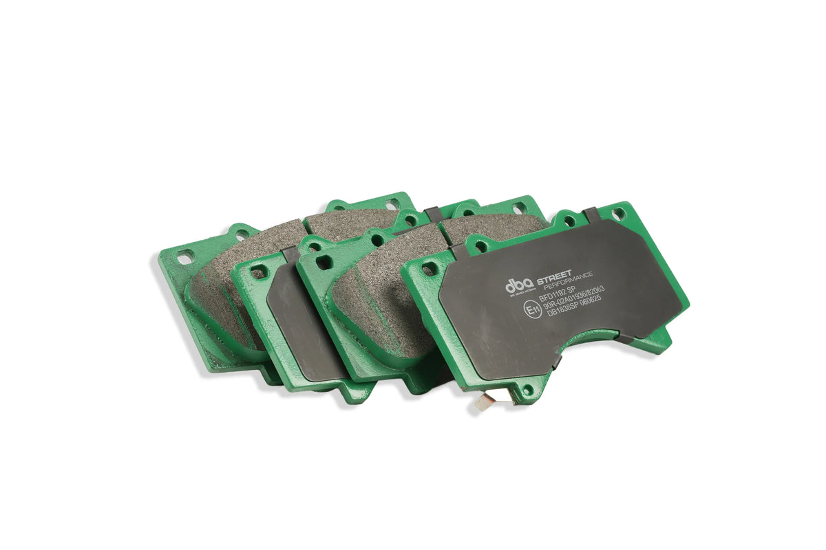 DBA42724XS-1838SP Brake Kit - 4000 Series T3 Slotted & Street Performance Brake Pads (2x DBA42724XS + DB1838SP)