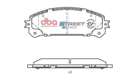 DB2004SSEV Lexus Hybrid RX450H & HI / NX300h  2009 On F – Front