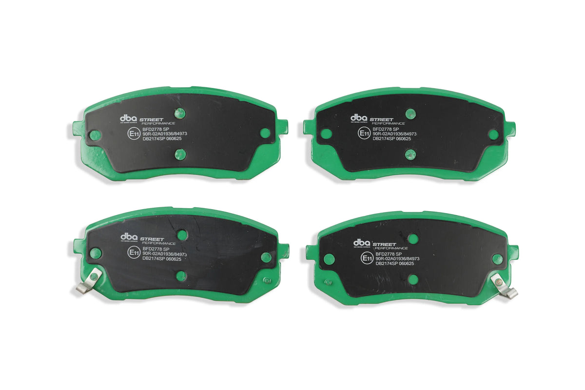 DBA2472S-2174SP Brake Kit - Street Series T2 Slotted & Street Performance Brake Pads (2x DBA2472S + DB2174SP)
