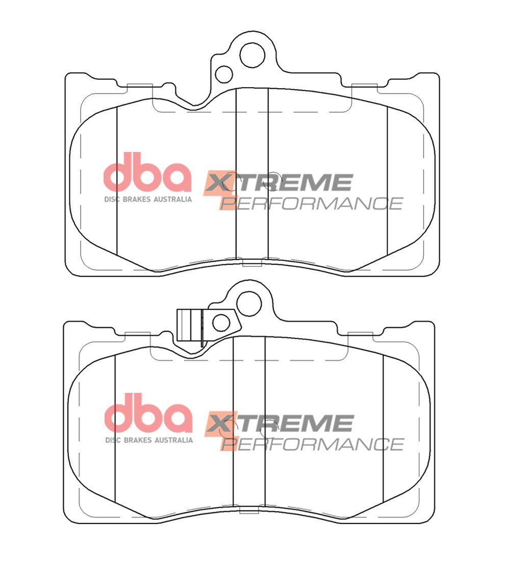 DBA53910BLKS-2255XP Brake Kit - 5000 T3 Slotted & Xtreme Performance Brake Pads (2x DBA53910BLKS + DB2255XP)