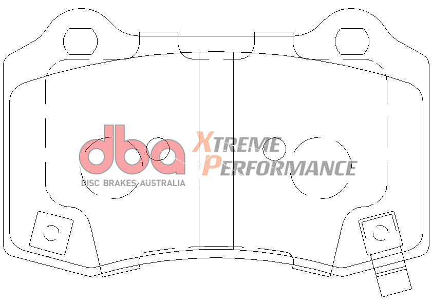 DBA42533S-2260XP Brake Kit - 4000 Series T3 Slotted & Xtreme Performance Brake Pads (2x DBA42533S + DB2260XP)