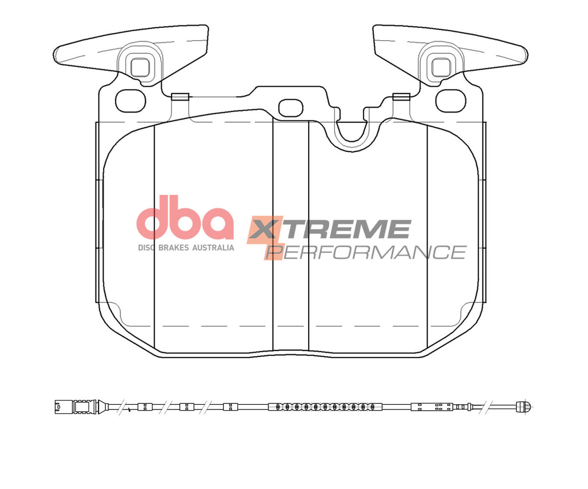 DBA53298SLVS-2299XP Brake Kit - 5000 T3 Slotted & Xtreme Performance Brake Pads (2x DBA53298SLVS + DB2299XP)