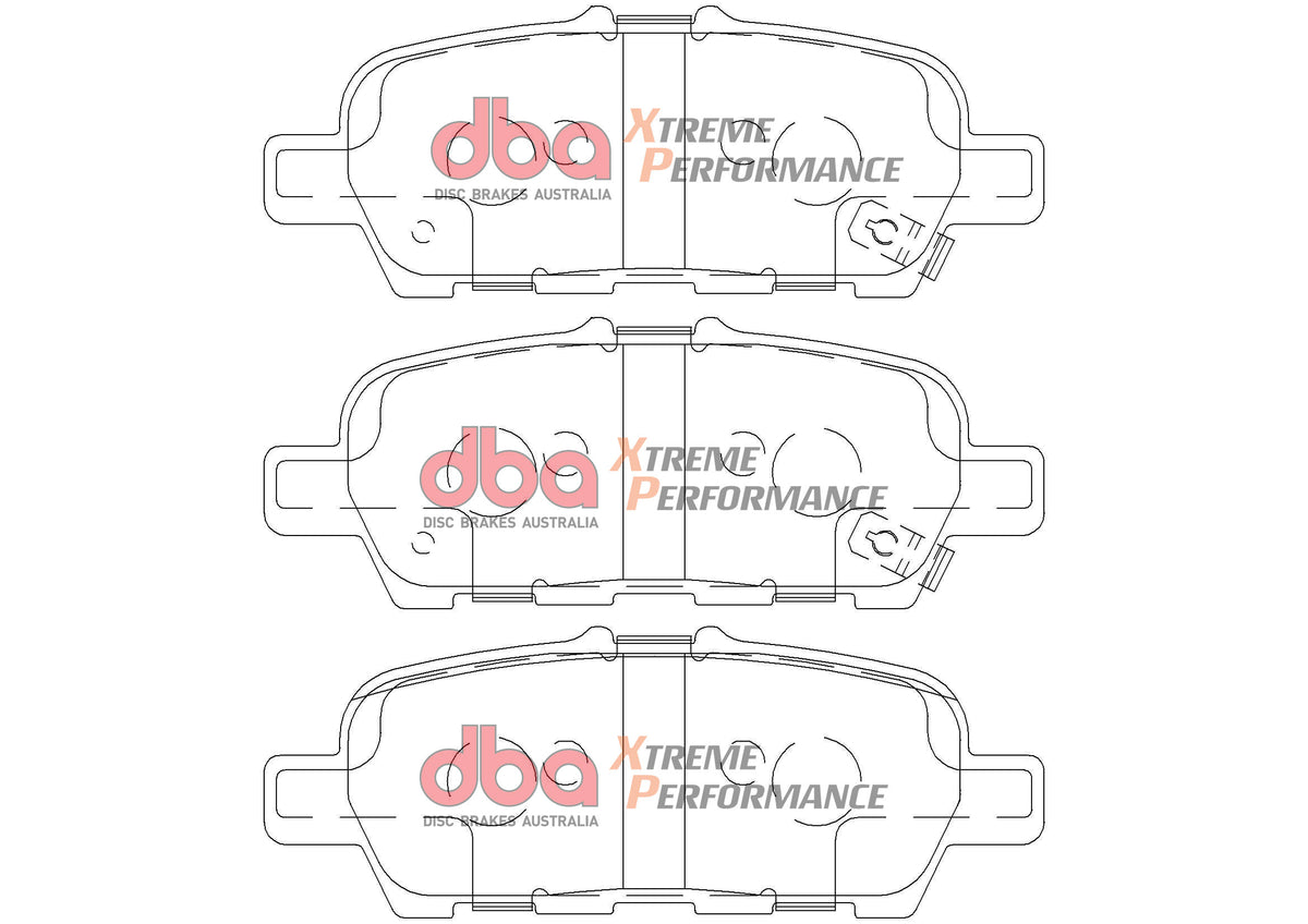 DBA42313S-2340XP Brake Kit - 4000 Series T3 Slotted & Xtreme Performance Brake Pads (2x DBA42313S + DB2340XP)