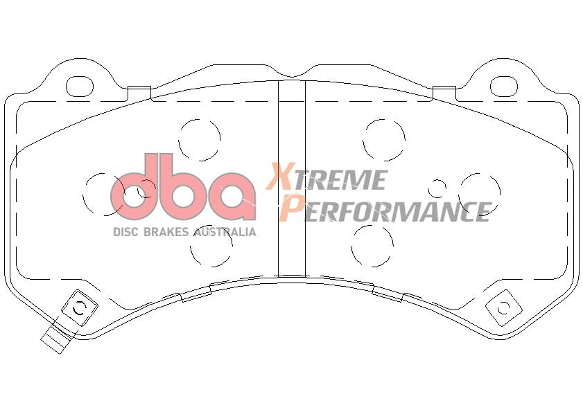 DBA52632BLKS-2375XP Brake Kit - 5000 T3 Slotted & Xtreme Performance Brake Pads (2x DBA52632BLKS + DB2375XP)