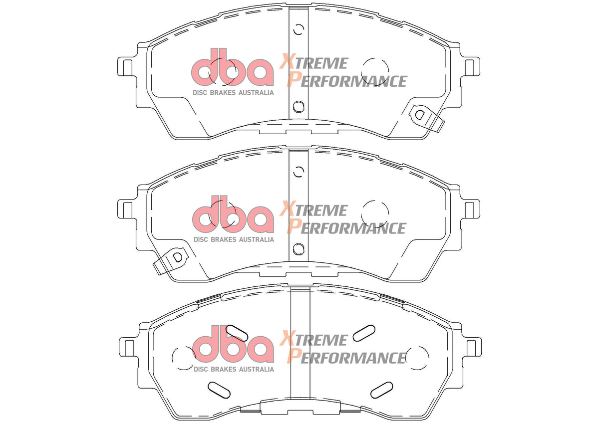 DBA43160S-2379XP Brake Kit - 4000 Series T3 Slotted & Xtreme Performance Brake Pads (2x DBA43160S + DB2379XP)