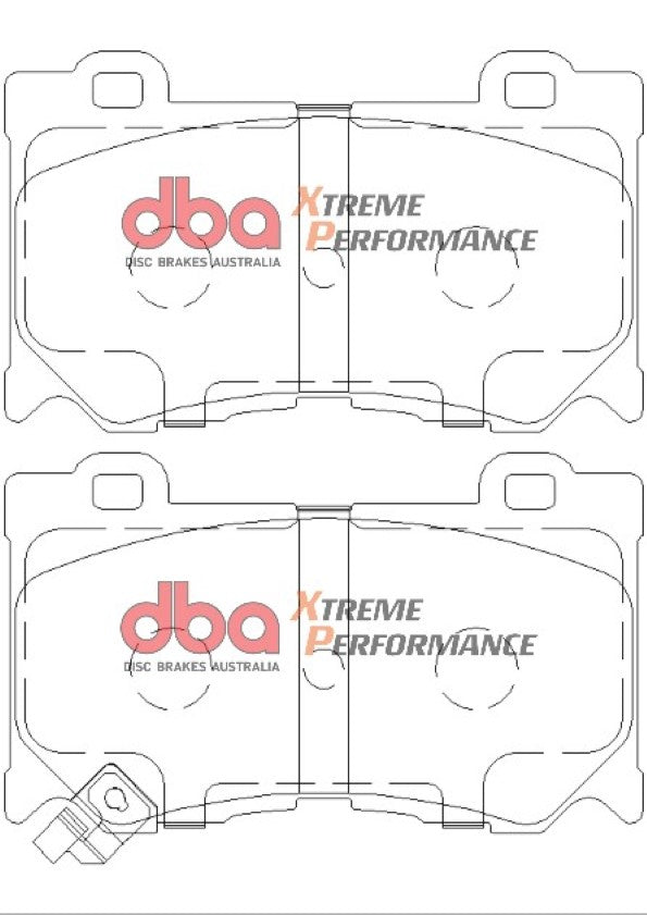 DBA42314S-2400XP Brake Kit - 4000 Series T3 Slotted & Xtreme Performance Brake Pads (2x DBA42314S + DB2400XP)