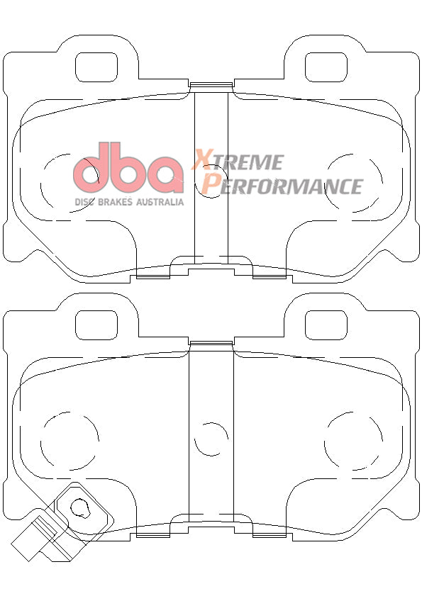 DBA42315S-2401XP Brake Kit - 4000 Series T3 Slotted & Xtreme Performance Brake Pads (2x DBA42315S + DB2401XP)