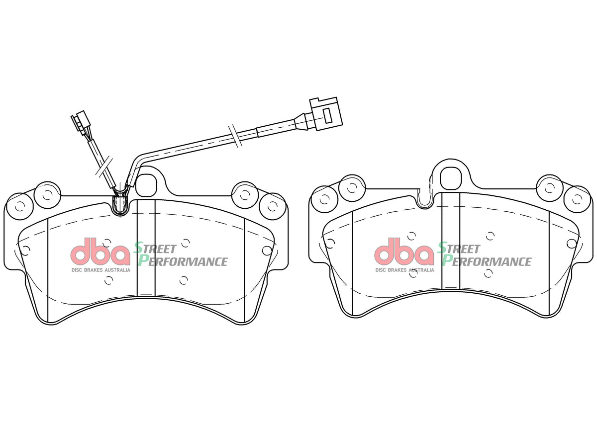 DBA2246E-7878SP Brake Kit - Street Series En-Shield Plain & Street Performance Brake Pads  (2x DBA2246E + DB7878SP)