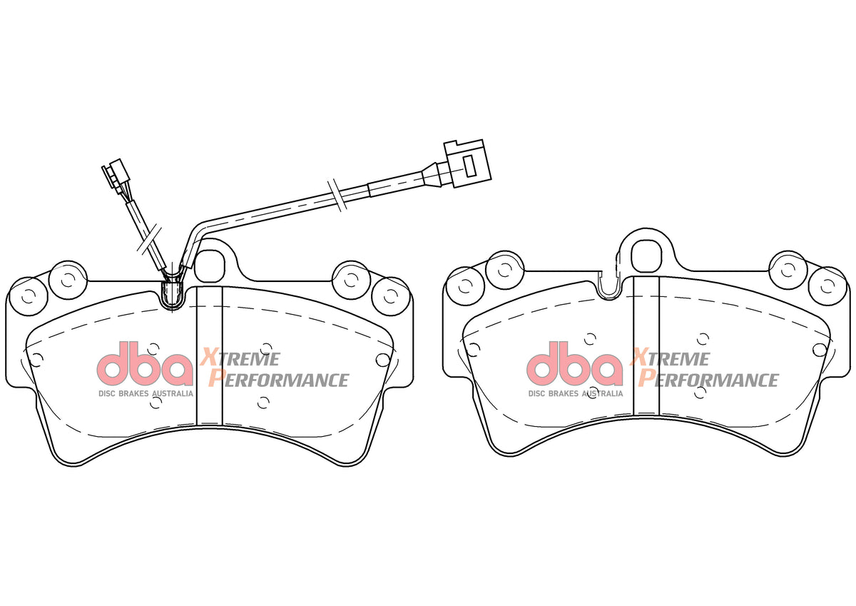 DBA42246XS-7878XP Brake Kit - 4000 Series T3 Slotted & Xtreme Performance Brake Pads (2x DBA42246XS + DB7878XP)
