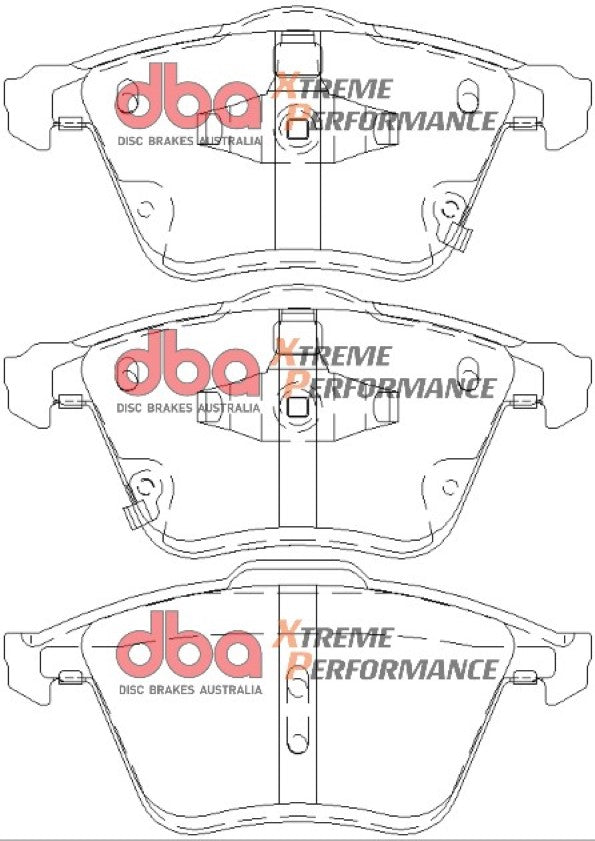 DBA42960S-8304XP Brake Kit - 4000 Series T3 Slotted & Xtreme Performance Brake Pads (2x DBA42960S + DB8304XP)