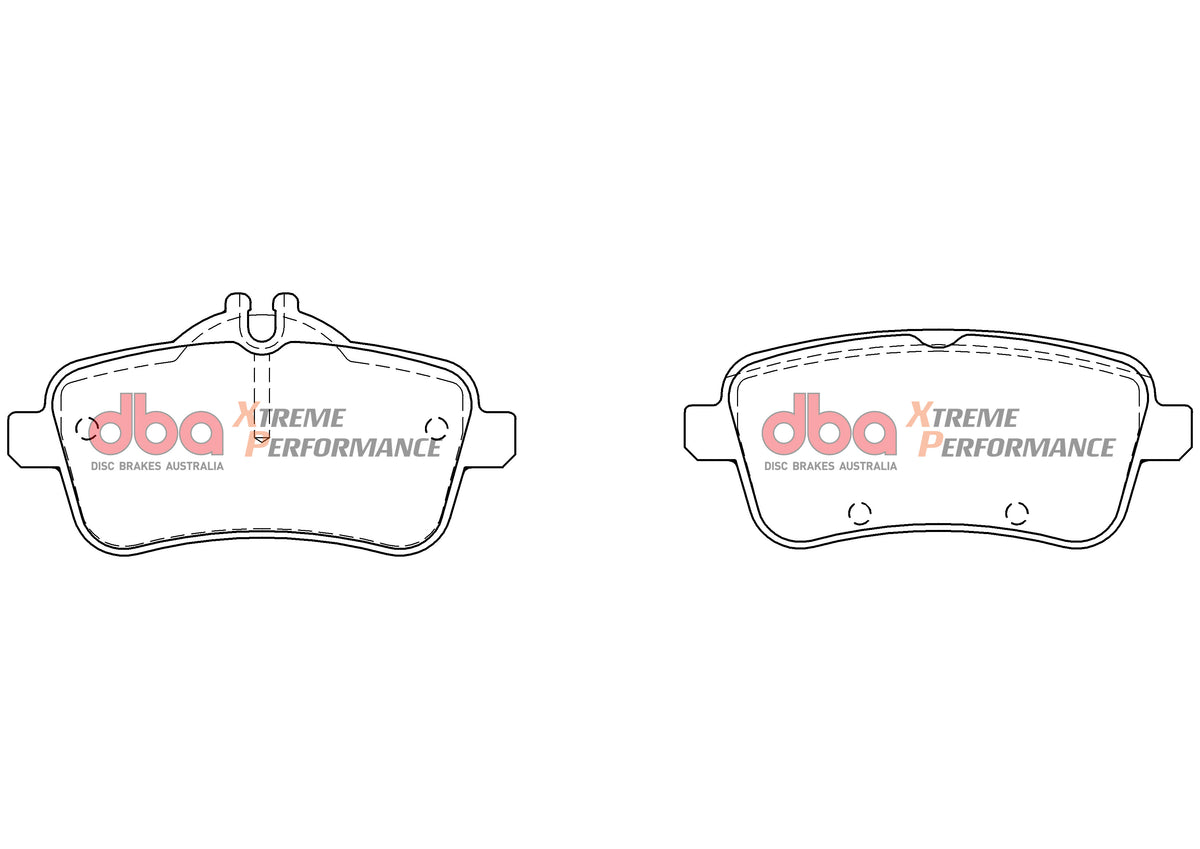 DBA42699S-8880XP Brake Kit - 4000 Series T3 Slotted & Xtreme Performance Brake Pads (2x DBA42699S + DB8880XP)