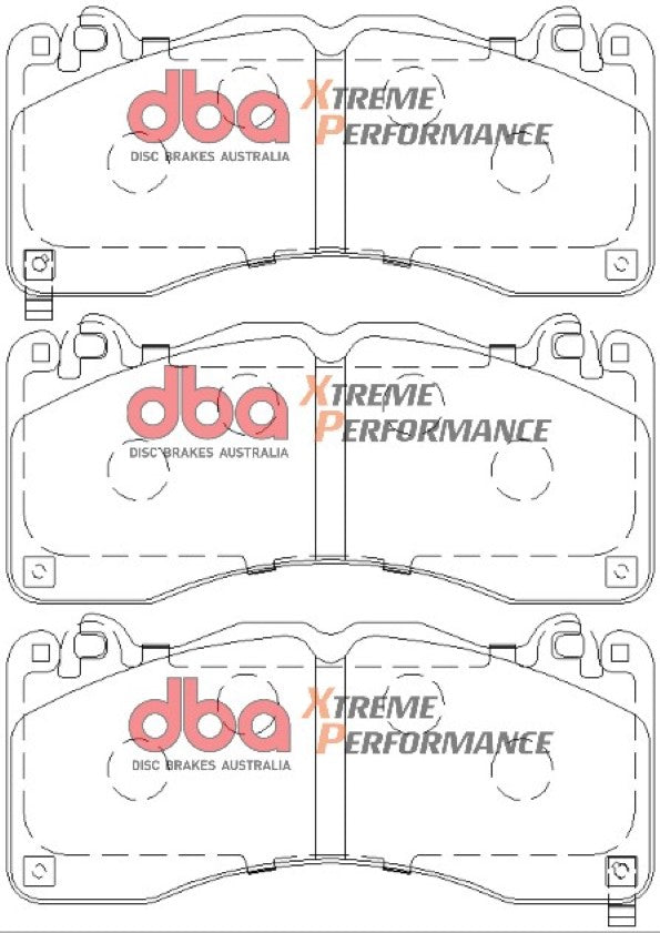 DBA42166S-9021XP Brake Kit - 4000 Series T3 Slotted & Xtreme Performance Brake Pads (2x DBA42166S + DB9021XP)