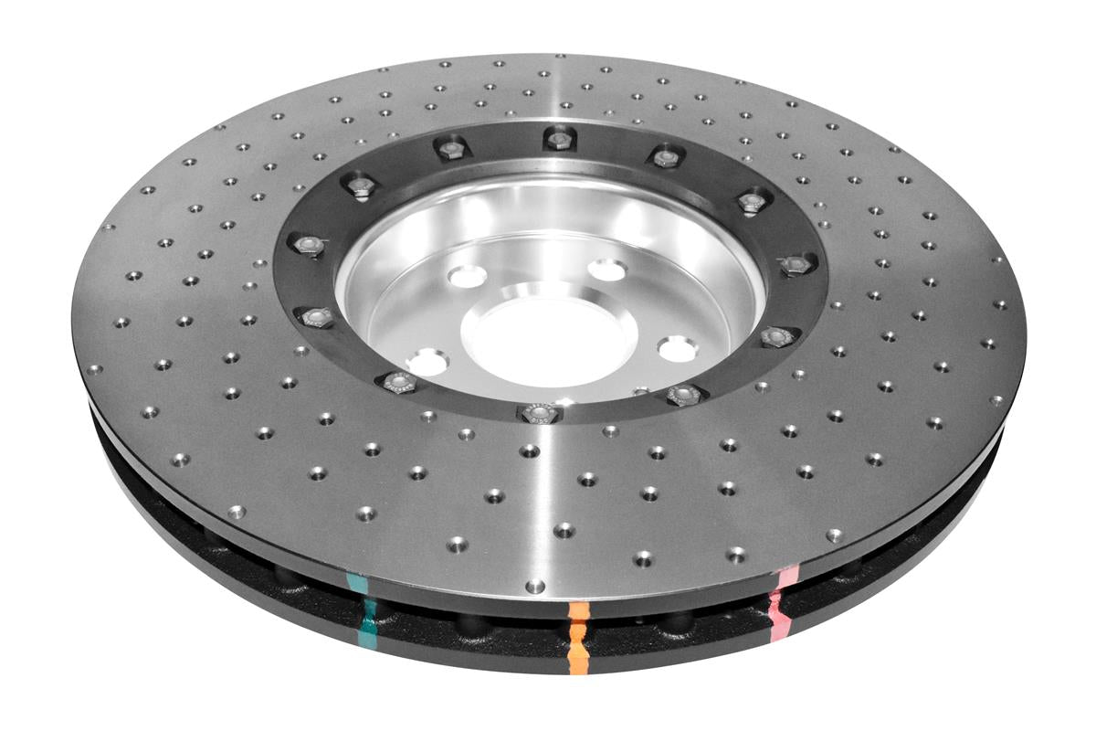 DBA52774SLVXD 5000 series - Crossed Drilled & Dimpled Silver Hat