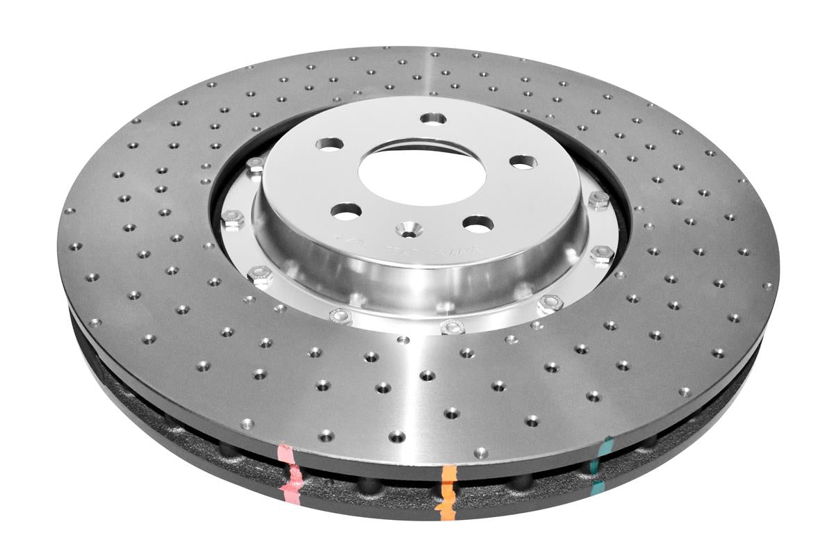 DBA52774SLVXD 5000 series - Crossed Drilled & Dimpled Silver Hat