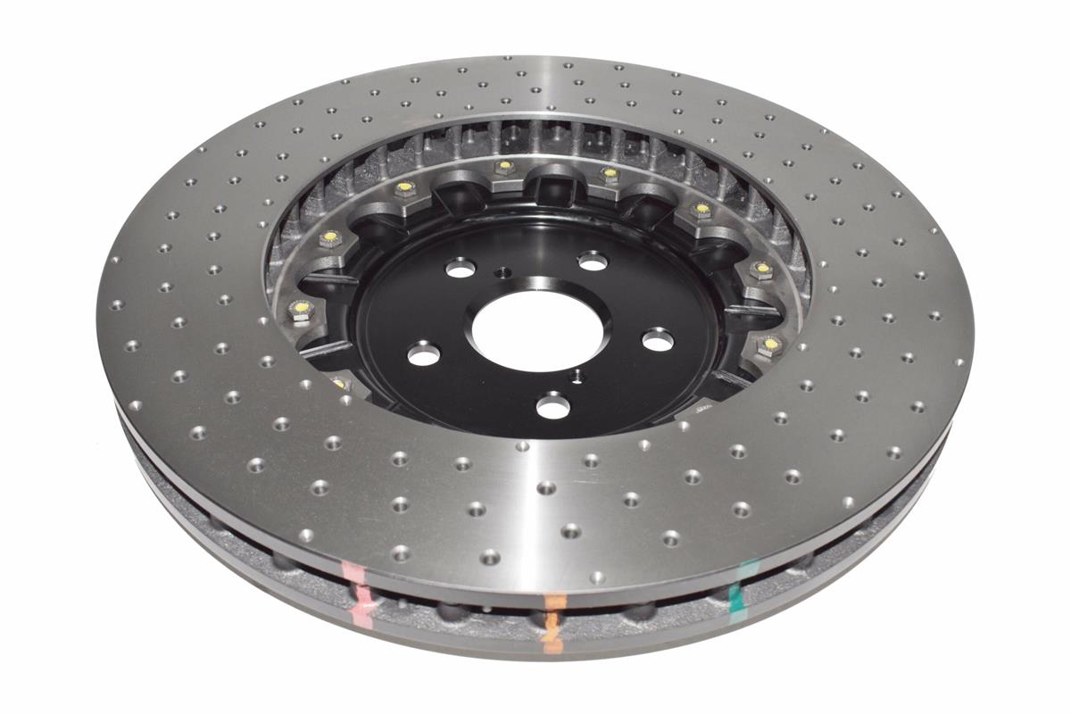 DBA52788BLKXD 5000 series - Crossed Drilled & Dimpled Black Hat