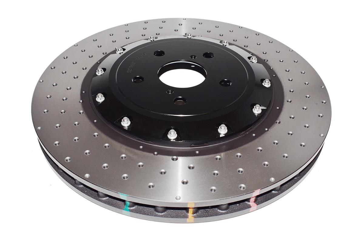 DBA52788BLKXD 5000 series - Crossed Drilled & Dimpled Black Hat
