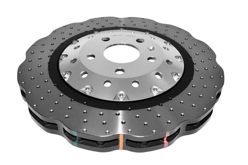 DBA52836WSLVXD 5000 series - Crossed Drilled & Dimpled Silver Hat