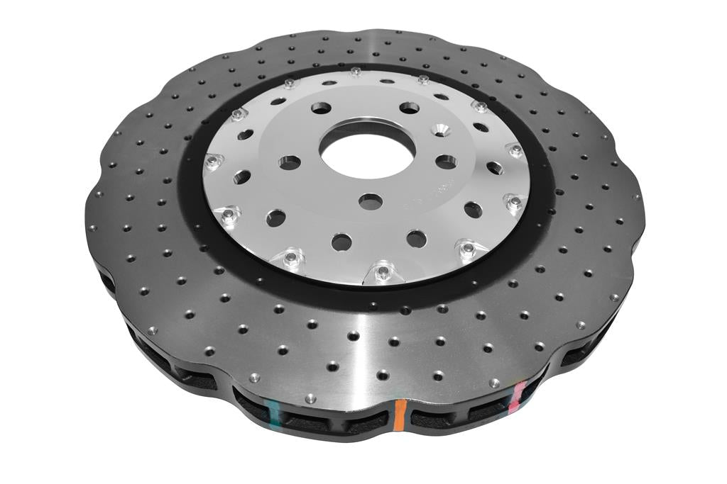 DBA53002WSLVXD 5000 series - Crossed Drilled & Dimpled Silver Hat
