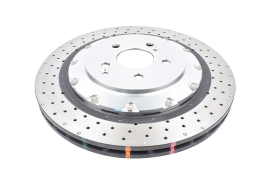 DBA53359SLVXD 5000 series - Crossed Drilled & Dimpled Silver Hat