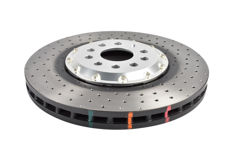 DBA53927SLVXD 5000 series - Crossed Drilled & Dimpled Silver Hat