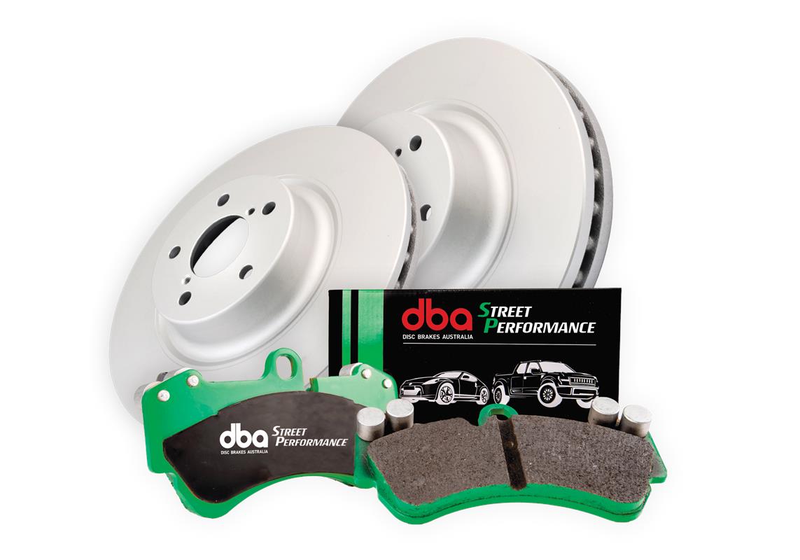 DBA2332E-2374SP Brake Kit - Street Series En-Shield Plain & Street Performance Brake Pads  (2x DBA2332E + DB2374SP)
