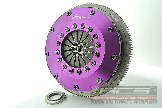 Xtreme Performance - 200mm Rigid Ceramic Twin Plate Clutch Kit Incl Flywheel 1200Nm KAU20521-2E