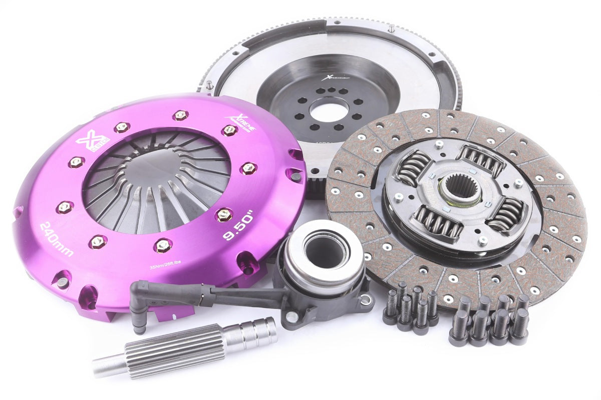 Clutch Kit - Xtreme Performance Heavy Duty Organic Incl Flywheel & CSC 600Nm Conversion kit Dual-mass to solid flywheel KAU24652-1A