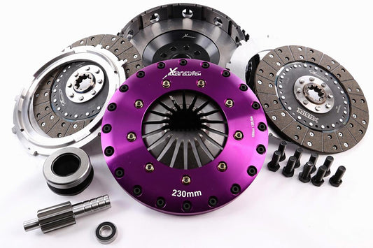 Xtreme Performance - 230mm Organic Twin Plate Clutch Kit Incl Flywheel 1200Nm KBM23546-2G