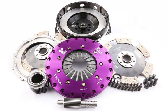 Xtreme Performance - 230mm Rigid Ceramic Twin Plate Clutch Kit Incl Flywheel 1800Nm KBM23560-2E