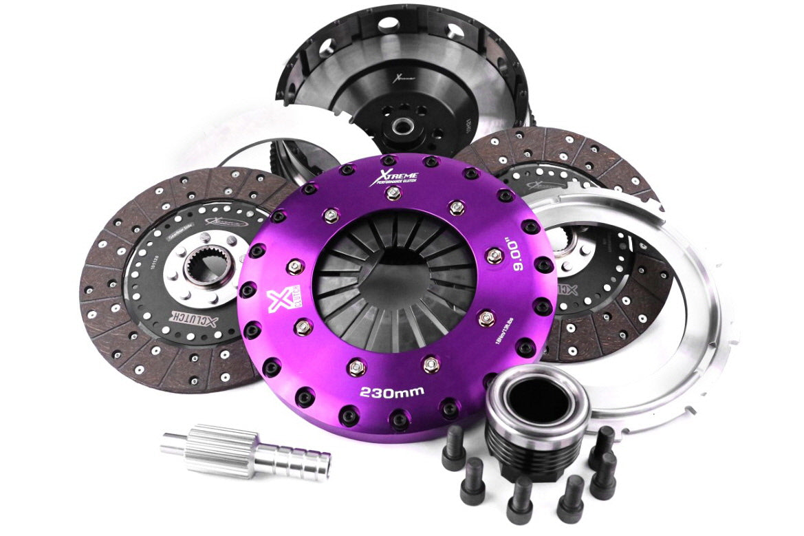 Xtreme Performance - 230mm Organic Twin Plate Clutch Kit Incl Flywheel 1200Nm KBM23560-2G