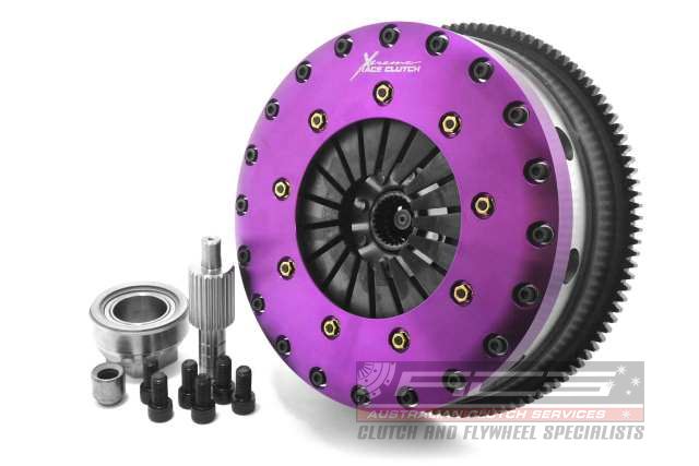 Xtreme Performance - 230mm Carbon Twin Plate Clutch Kit Incl Flywheel 1670Nm KBM23594-2P