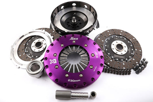 Xtreme Performance - 230mm Organic Twin Plate Clutch Kit Incl Flywheel 1200Nm KBM23595-2G