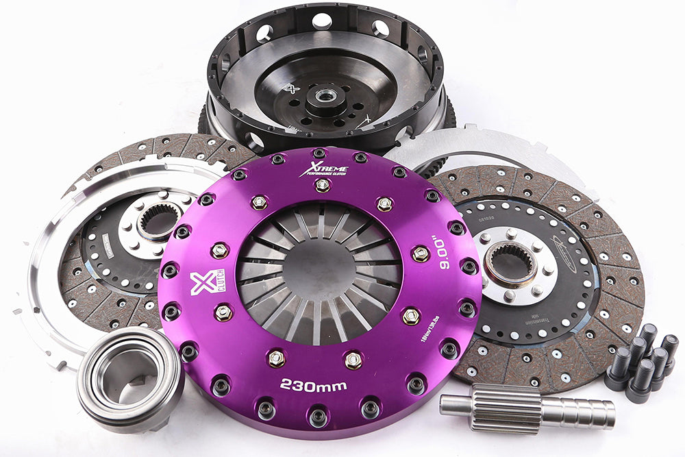 Xtreme Performance - 230mm Organic Twin Plate Clutch Kit Incl Flywheel 1200Nm KBM23596-2G